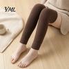Comfortable Knee And Calf Protectors Thickened Over-the-knee Leg Warmers for Women, Soft Thermal Sleeves, Warmth Locking Legging Socks Anti-slip Long