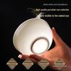 Siyue Pure White 4.5-inch Ceramic Rice Bowl Set