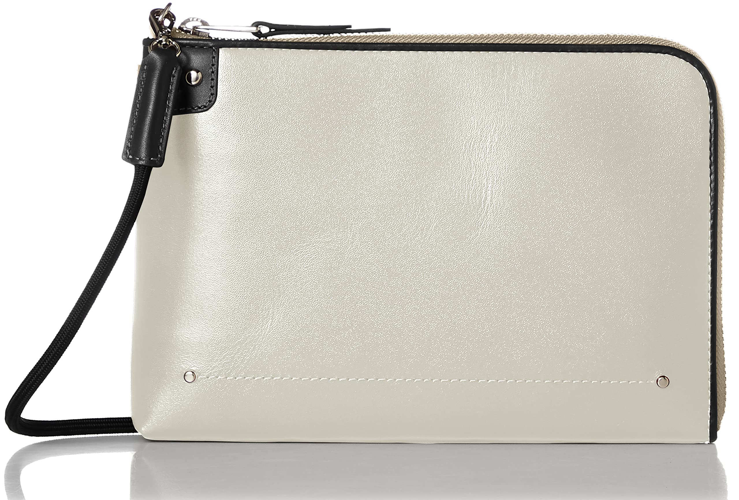 

Kiefer Neu Clutch Wallet Shoulder Bag Men s KFN10000T, Ivory/Black