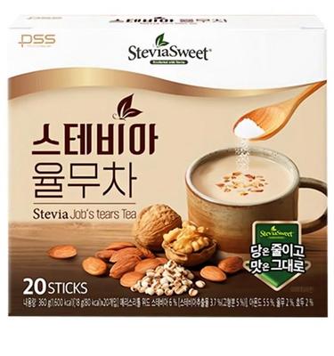 SteviaSweet Job's Tears (Yulmu) Te 20 Stickor
