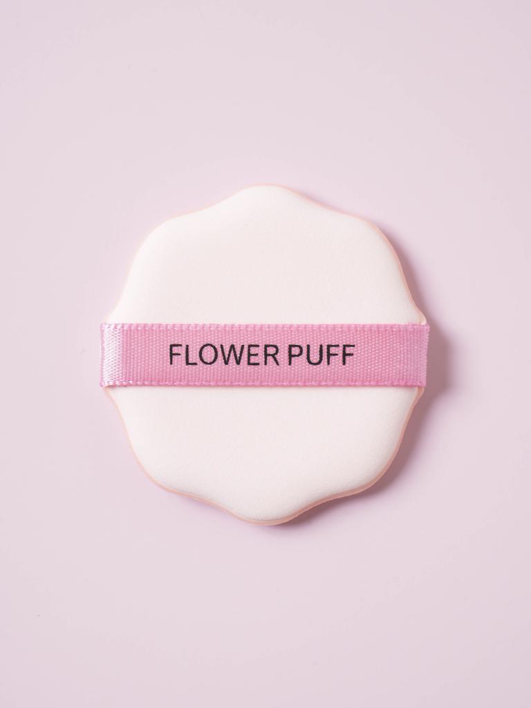 Flower Design Makeup Sponge Puff Set (2 Pcs)