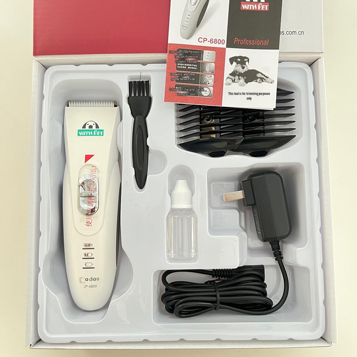 Kordes CP-6800 Electric Pet Hair Clipper - Professional Dog Grooming for Face & Foot Trimming Standard Plug