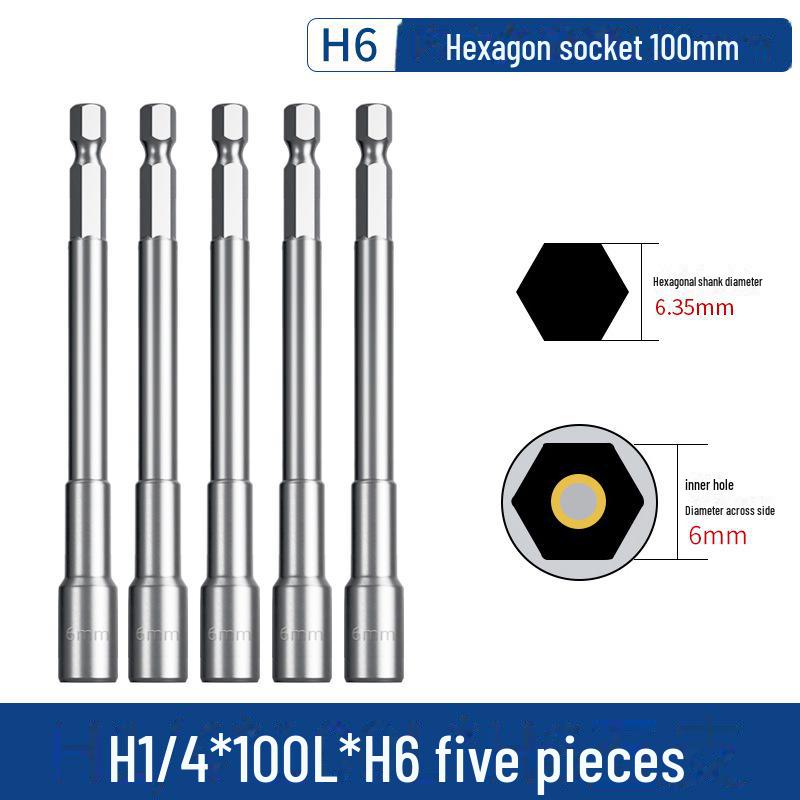 Dane Tools Magnetischer Inbusschlüssel und selbstschneidender Schraubendreher-Bohrersatz