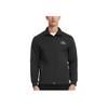 Li-Ning Fitness Series Solid Color Logo Zip Stand Collar Cardigan Sweatshirt Men Sweatshirt Black AWDU179-1