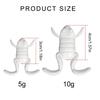 5Pcs Frogs Lures Soft Artificial Swimbait Floating Frogs Lures Simulation Frogs Baits Topwater Floating Lures Easy to Use