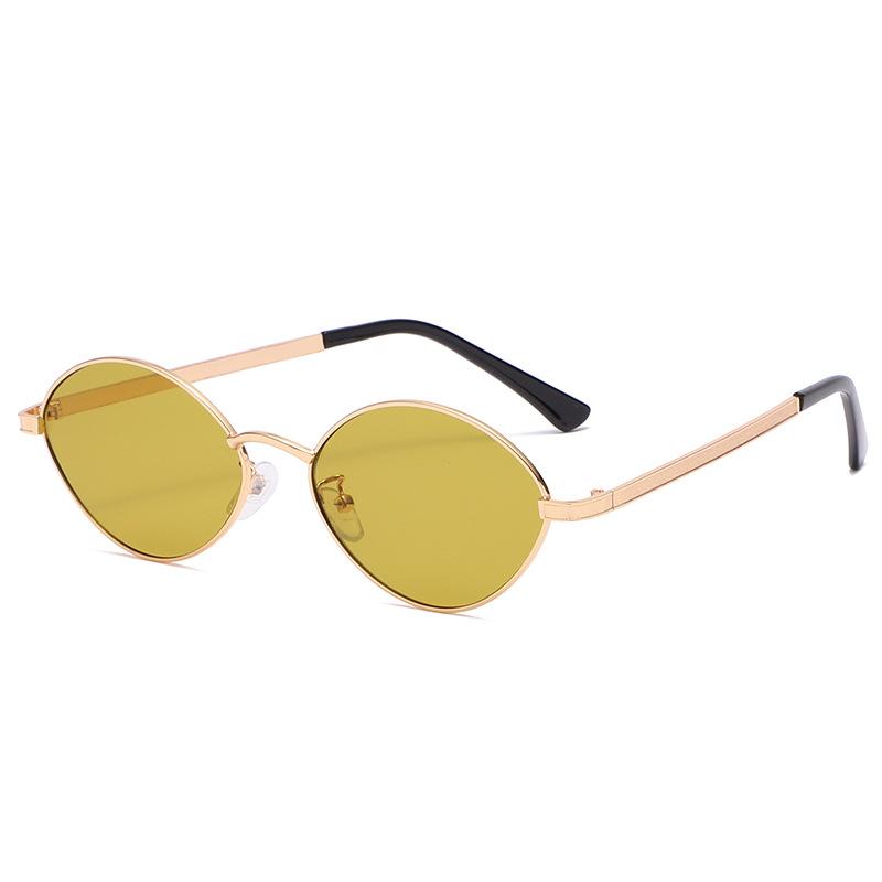 New Internet celebrity personality small frame sunglasses women's tide European and American oval ins style sunglasses men's street shot glasses s
