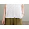 DIMANAF 2025 Summer Women O-Neck Lace Short Cardigan White T-Shirt Basic New Fashion Tops Tees Casual Loose