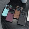 Applicable To Huawei Mate70 Mobile Phone Case Electroplated Fine Ring Magnetic Suction Leather Pattern pura70Pro Anti-drop Protective Lens Film