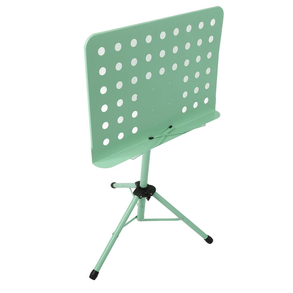 Notenstandaard Draagbaar Opvouwbaar Hefbaar Professionele Muziekboekstandaard voor Gitaar Viool Groen