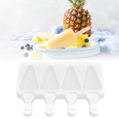 Multi Grid Ice Cream Mold Soft and Smooth Heat Resistant Ice Bar Mold Easy Release Non-Stick Silicone Mold Homemade Ice Cream