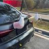 Unique Car Accessory Electric Plush Tail Remote & Voice Control Three-Mode Wagging Artificial Fur Detachable Buckle Costume Cosplay Anime