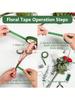 1/2/5PC Christmas Bouquet Floral Stem Wrap Tape Self-adhesive Green Bouquet Wrapping Paper Tape  Party DlY Flower Wrap Supplies