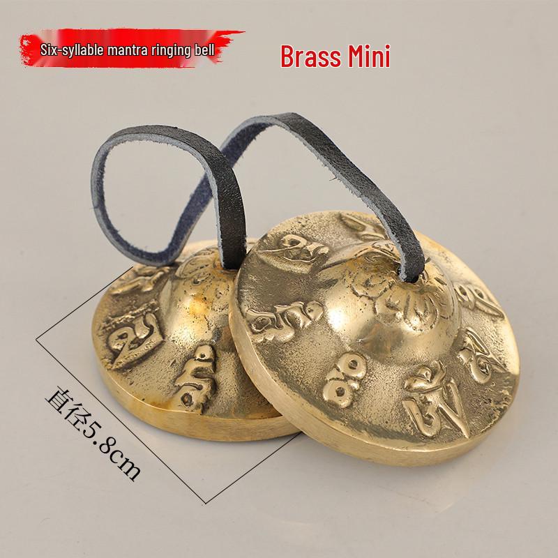 

Непальський Дінся Мідний Медитаційний Дзвіночок - Міні Латунний Йога Дзвіночок