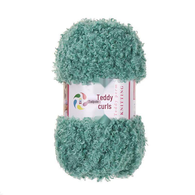 Włóczka Teddy Wool Pętelkowa: Ręcznie robiona włóczka DIY do szydełkowania i robienia na drutach na szaliki i lalki