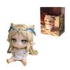 Anime Wuthering Waves Cartethyia GK Figuren Sitzende Haltung Katzenohren Peripheres Modell Ornament Desktop-Dekoration Statue Spielzeug Geschenk
