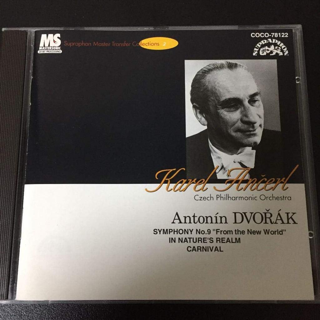 CD ANCHEL (KAREL), DVORAK; CZECH PHILH - Dvorak: Symphony No. 9 COCO78122 Japan ObiClassical Used