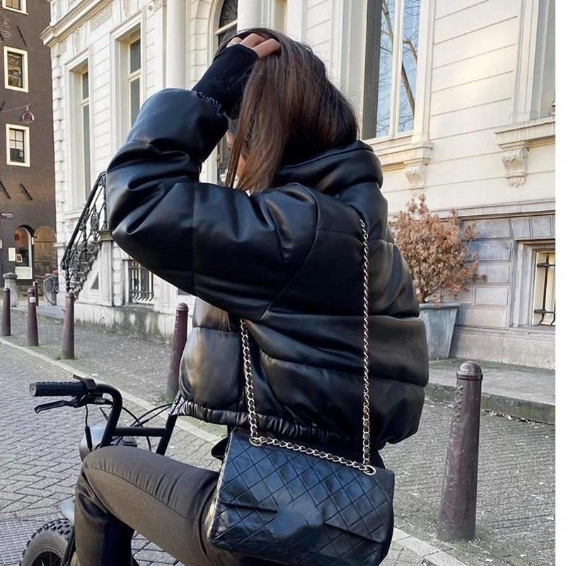 Nuova Giacca Piumino Corta da Donna con Collo Alto 2026, Cappotto Invernale Termico, Capospalla alla Moda per il Freddo