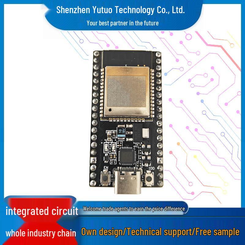 

ESP32 Dev Board, Type-C/microUSB, WiFi & Bluetooth Wireless Module WROOM32