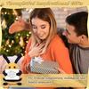New Handmade Knitted Positive Bee Dolls Ornament Home Decoration Funny Big Butt Bee With Card Room Decor Christmas Party Gifts