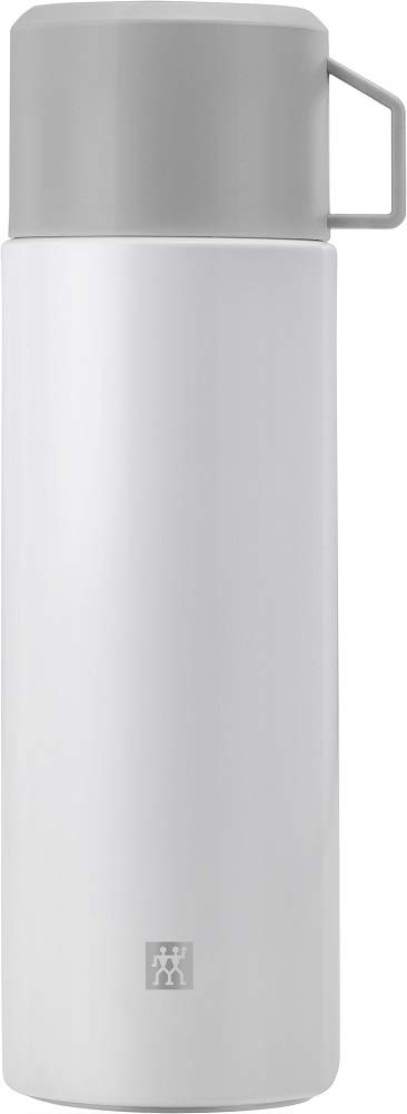 Zwilling Bottle 1000ml Water Bottle Thermos Bottle Stainless Steel Vacuum Insulated for Hot and Cold Drinks Japanese ZWILLING THERMO Vacuum White белый