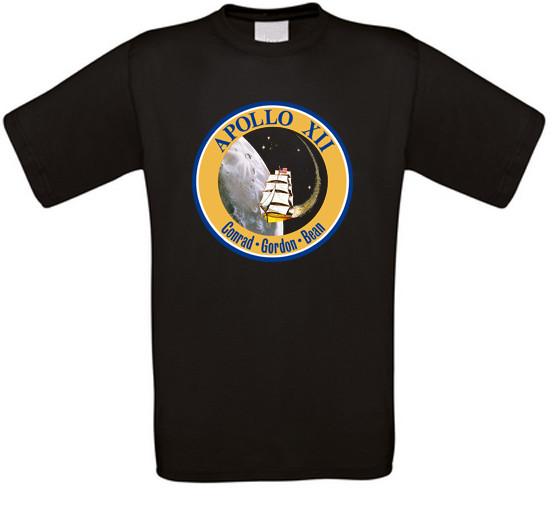 Apollo 12 Space Astronaut Moon Moon T-Shirt All Sizes XXXXL