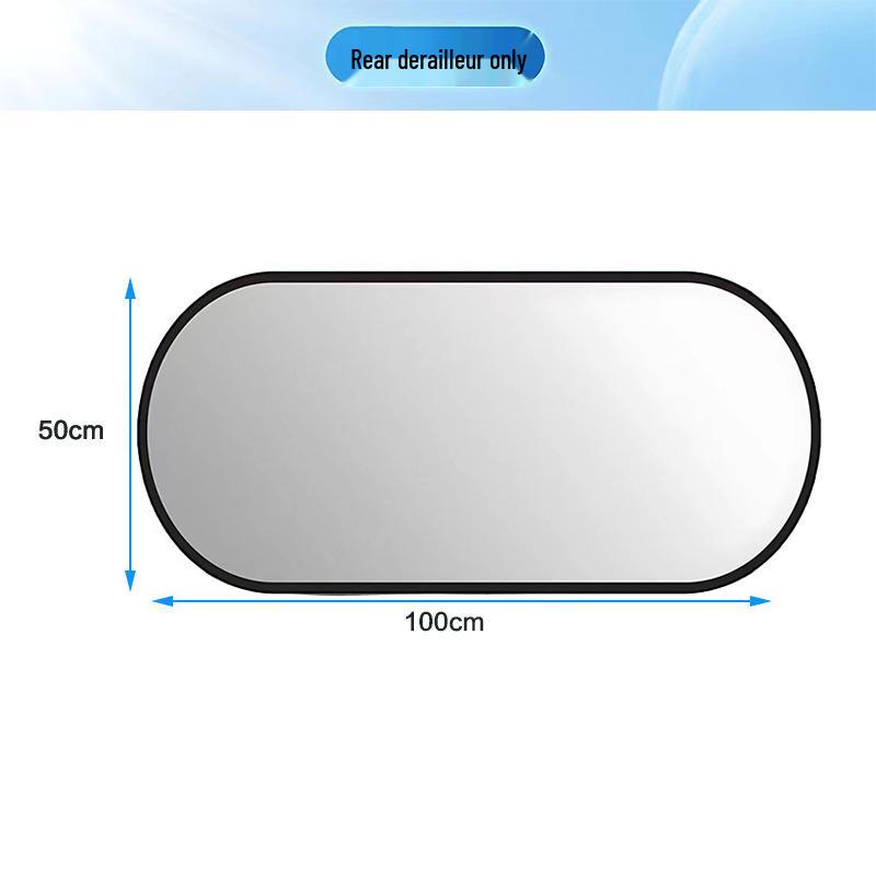 Car Front Windshield Laser Sunshade - Heat Insulation & Light Blocking for Small Cars.