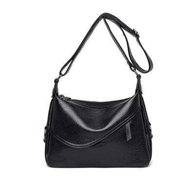 NICOLE & DORIS Damen Große Umhängetasche, Pochette, Crossbody-Tasche, Großes Fassungsvermögen, Mehrere Taschen, Fächer, Kunstleder, Wasserdicht,