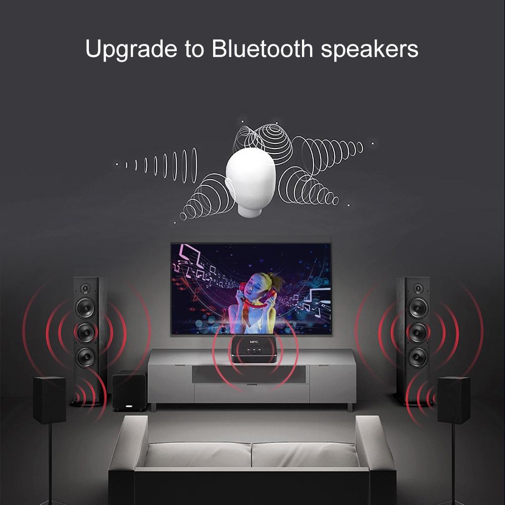BT200 NFC Receptor audio Bluetooth 5.0 Adaptor audio Bluetooth stereo wireless NFC 3,5 mm AUX RCA Sunet muzical Difuzor auto