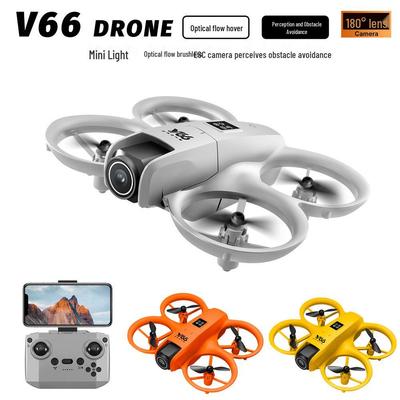 V66 Mini Drone with Obstacle Avoidance & Optical Flow - Remote Controlled Quadcopter Toy