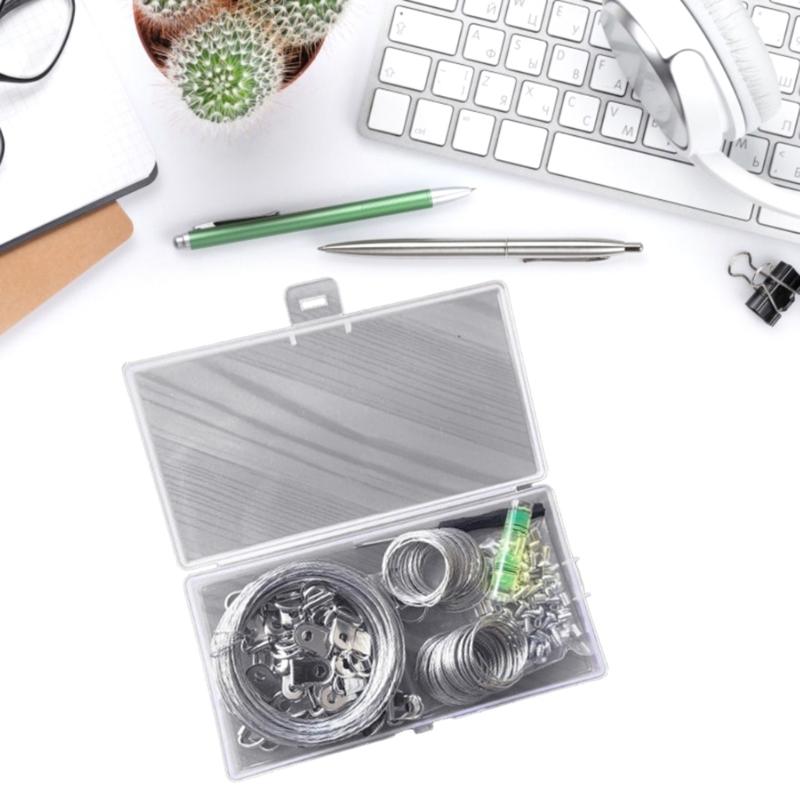 105pcs Professional Grades Hangings Kits Comprehensive Kits for Picture Frame Photo Hangers Photos Tool with screws