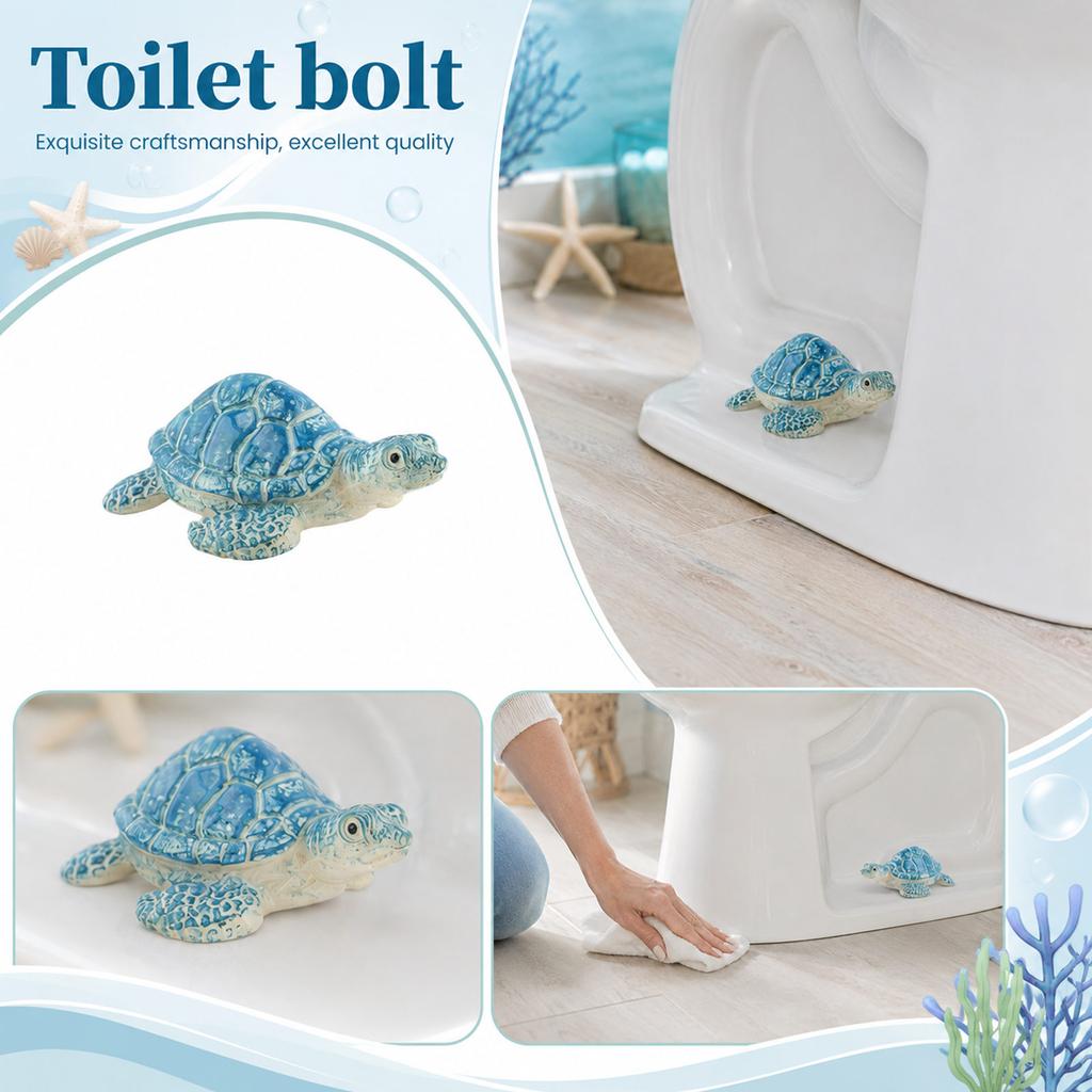 Decorative Turtle Toilet Cover for Toilet - Cute Bathroom Hardware Accessories