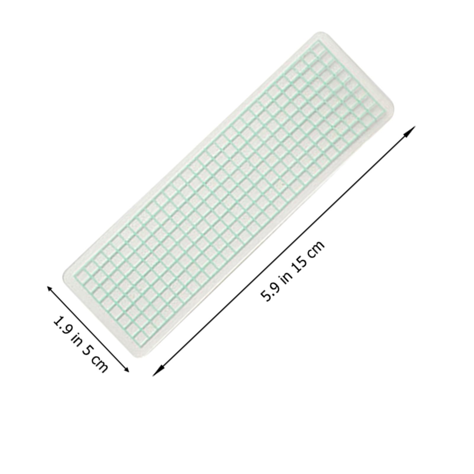 

40Pcs Washi Tape Boards Plastic Washi Cards Tape Sample Boards Office School Home Storage Organizer Dispensers світло-зелений колір