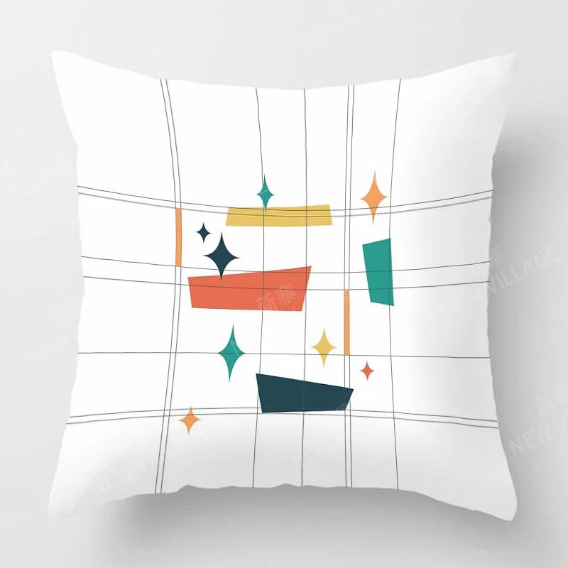 Nordic Fall Home Decor Autumn Throw Pillow Case Sofa Cushion Cover Modern X X X X Geometry
