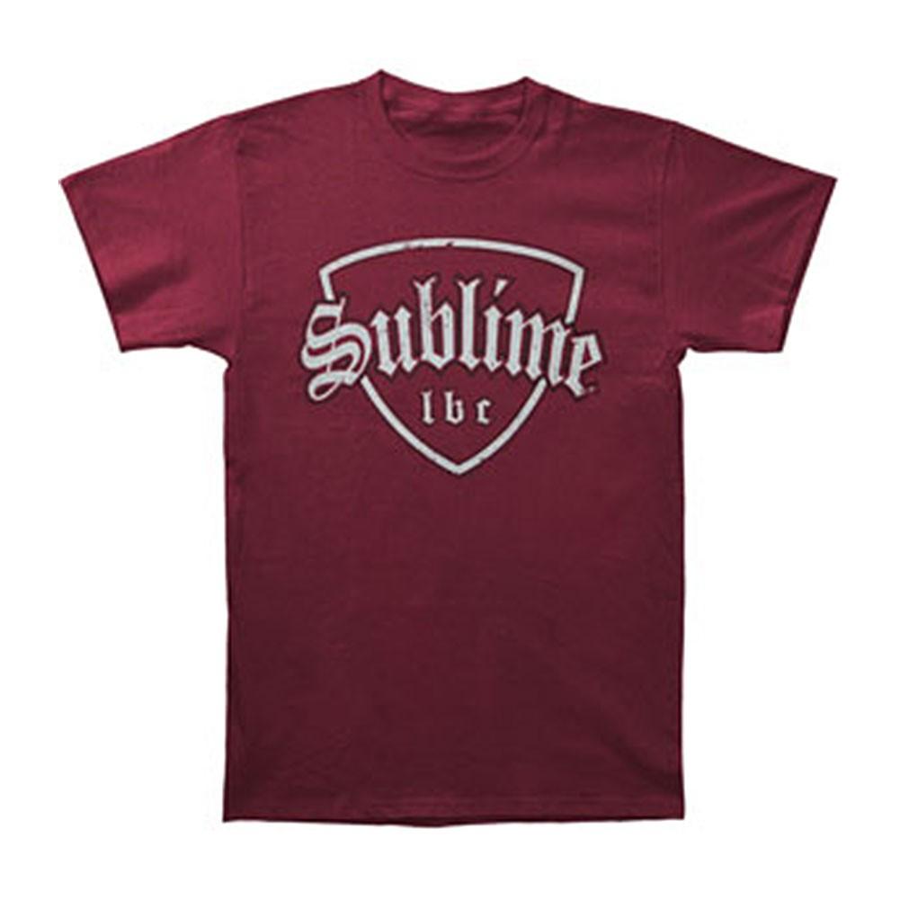 Boys Sublime Distressed Crest T-shirt Youth Medium Red 3XL