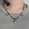 Dazzling Club Crystal Heart Necklace
