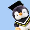Cute Graduation Penguin Plush Toy Soft Stuffed Animal With Graduation Cap And Gown Graduation Gift For Class Of Students Friend