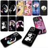 for Motorola Moto G04 G13 G14 G22 G23 G20 G32 G34 G35 G64 G82 G84 G53 G60 G72 E14 E15 E13 Case Cat Sailors Beautiful Girl Moon