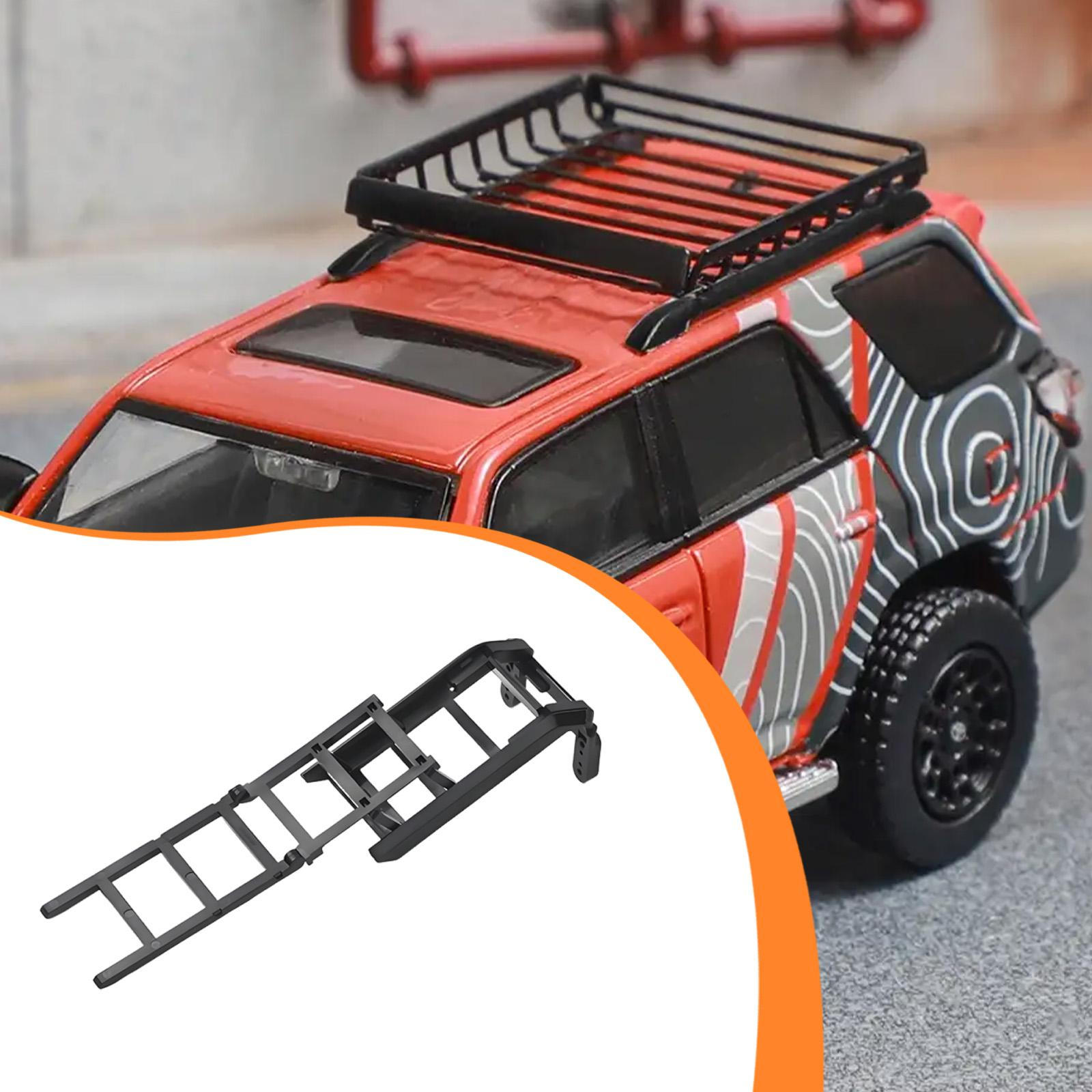 

1/10 RC Crawler Car Ladder Stair Accessory Upgrade, Decorative Parts Side Window Style B чорний