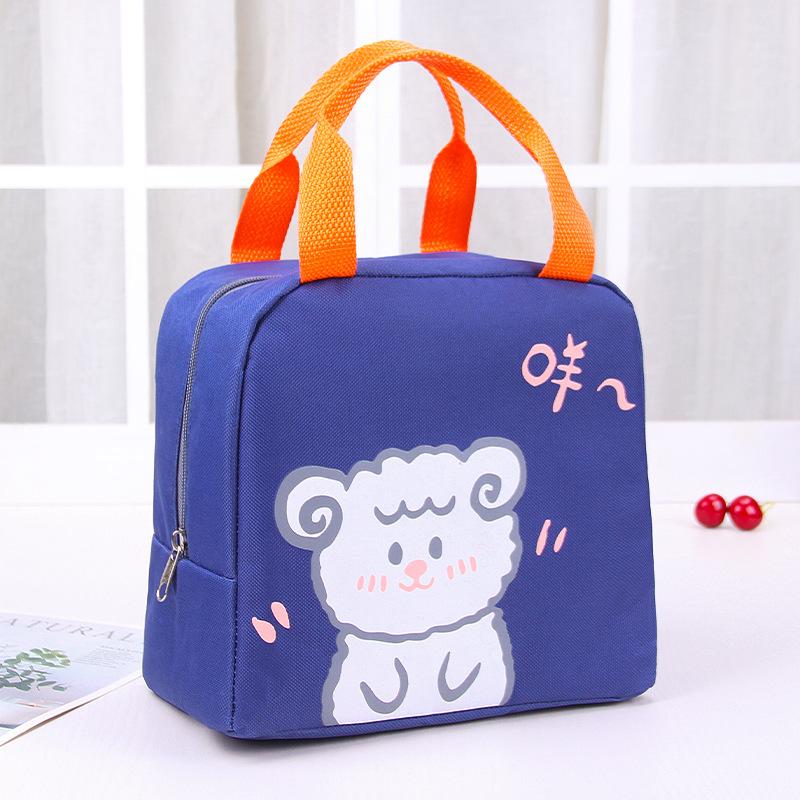 Cute Style Adult Bento Bag Extra Large Student Lunch Bag Handheld Enhance Appearance Insulated Lunch Bag Storage Lunch Bag