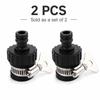 2pcs Multi-functional Hose Fitting Adapter Leak-Proof Tap Connector Garden Hose Adapter  Car Washing