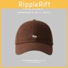 Fox Embroidery Baseball Cap For Women Men Sunshade Breathable Summer Accessory