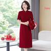 AIXUANMI Elegant Mother of the Bride Two-Piece Dress Set