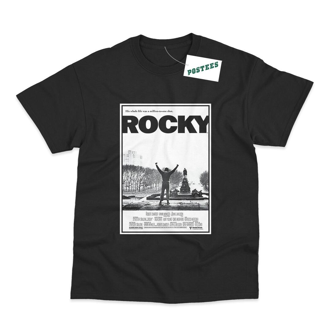 26 Retro Movie Poster Inspired By Rocky DTG Printed T-Shirt Unisex T-Shirt M