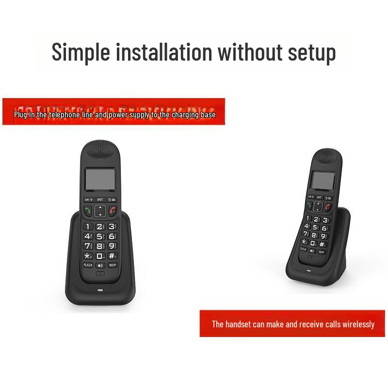 Daerxin D1003 Schnurloses Anrufer-ID Bürotelefon