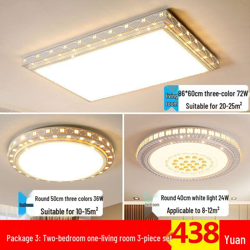 Modern Round LED Ceiling Light for Living Room, Dining Room, Bedroom, and Study
