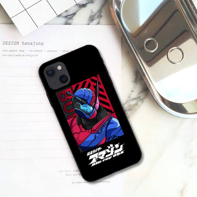 Kamen Rider Telefon Fall Für iPhone 11 12 Mini 13 14 Pro XS Max X 8 7 6s Plus 5 SE XR Shell