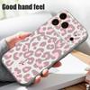 Case For iPhone 17 Pro Max Pink Leopard Print Magnetic For Magsafe Hybrid Slim Matte Cover For iPhone 16 15 14 13 Pro Max