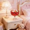 Clear Glasses Candies Jar With Wide Opening And Thickened Base Great For Kitchen Dining Room Or Coffee Table Decoration