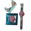 Coffret montre Disney hannah montana argent - Couleur:Gris anthracite Taille:Taille Unique - Gris anthracite