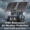 OKAM PRO 10X Zoom AOV Solar Camera Dual Solar Panels 16000mAh Battery HD 25MP 4G Outdoor Camera Waterproof Night Vision IP CCTV